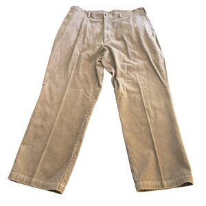 Haggar Men's Corduroy Brown Pants, Size 38/30